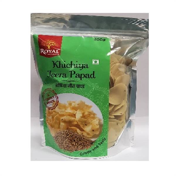 Royal Indian Foods- Khichya Jeera Papad